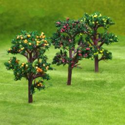 Árvore De Frutas De Plástico Para Construção De Modelo, Escala De Ho, Layout De Trem, Jardim, Mesa De Areia, Árvores Modelo, Cenário, Durável E Prático - Image 5