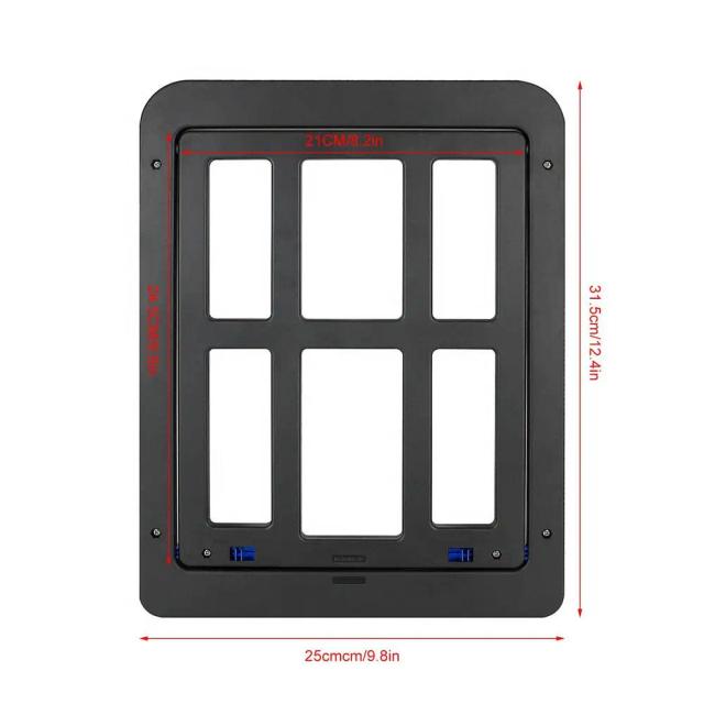 Porta Magnética Dupla Puppy Push-Pull para Cães e Gatos - Acesso Prático e Confortável para Animais de Estimação