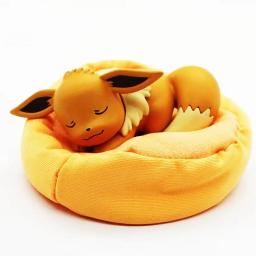 Anime Pokemon Model Kit, Figuras, Sonho Estrelado, Pikachu, Série Eevee, Interior do carro Mão, Posição de dormir Brinquedos, Presentes, 6 pcs - Image 6