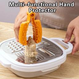 Reutilizável espessado Anti-Slip Legumes Slicing Hand Guard, Clip de proteção do dedo, Home Supply - Image 1