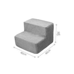 Rampa removível antiderrapante ao ar livre para animais de estimação, Escadas 3-Steps para cães pequenos e gatos, Cama e escada do sofá, Pet Shop - Image 5