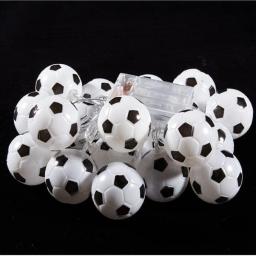 Bolas de futebol luzes da corda usb/alimentado por bateria luzes guirlanda de futebol quarto casa festa de casamento natal luzes decorativas - Image 6