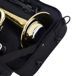 Slade mini abs trompete semi-fechado mudo amortecedor silenciador trompete peças de prática acessórios de instrumento de vento de bronze - Image 5