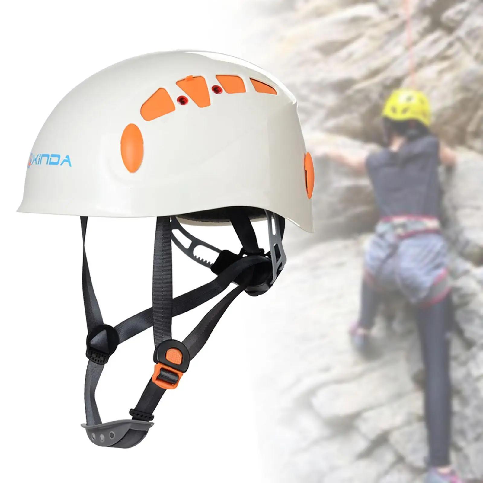 Capacete de escalada para homens e mulheres, construção Hardhat, capacete de espeleologia para adultos, montanhismo, rapel ao ar livre - Image 1