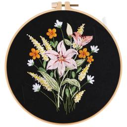 Cross Stitch Embroidery Kits, Hoop Frame, Hoop, Anéis, Suprimentos, Racks, Handmade, Artesanato de bricolage, Habilidade, Costura manual, Kits - Image 3