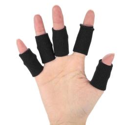 Elastic Finger Protector para esportes ao ar livre, protetor de dedos, mangas elásticas, mangas anti arranhões, basquete e vôlei, 10PCs - Image 1