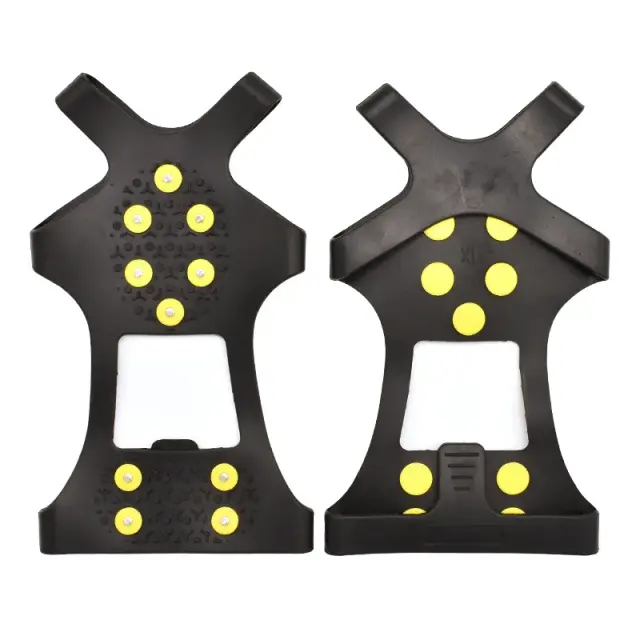 Garra Antiderrapante para Sapatos Esportivos e Botas de Escalada - Crampons com 10 Pontos para Neve e Gelo, Ideal para Homens e Mulheres