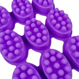 3/2/1 Furos Silicone Soap Moldes 3D Massagem Terapêutica Bar Fazendo Resina Artesanato Ferramentas de Cozimento Ferramentas Mold DIY Forma Oval Oil Soaps - Image 5