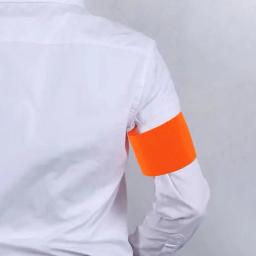 Braçadeira colorida do capitão para a equipe do futebol, emblema da luva do nylon, visibilidade excelente, trem do futebol e futebol - Image 4