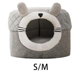 Cama antiderrapante dobrável para gato, caverna da tenda, ninho removível, inverno - Image 1
