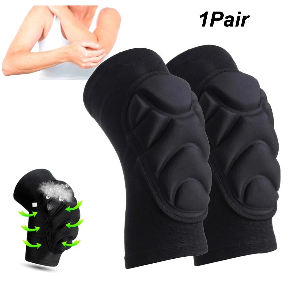 Joelheiras e cotoveleiras para crianças, equipamento protetor macio, joelheira esportiva, skate, futebol, voleibol, ciclismo, criança pequena, 1 par - Image 1