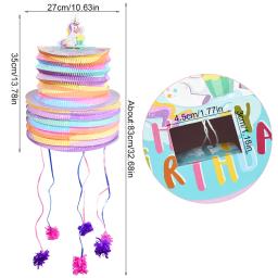 Lanterna de Papel Piñata Mexicana Caixa De Presente Para Crianças, Decoração De Festa De Aniversário, Jogo De Pinata Estrela, Brinquedos Infantis Engraçados, Fontes De Festa - Image 6