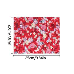 Pano de algodão impresso floral japonês, Tecido Quilting, Material para Bundle Patchwork, Saco de bonecas de costura, 5pcs - Image 6