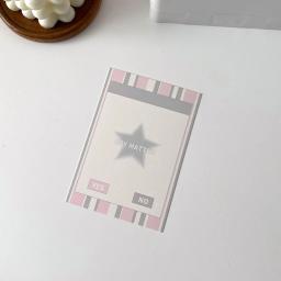 Ins simples cartão cabeça embalagem material, papel arte suprimentos, DIY decoração do presente, Idol cartões, 10pcs - Image 4