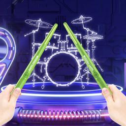 Somatossensorial Kit de Bateria Eletrônica para Iniciantes, Virtual Air Drumsticks, Bateria Elétrica Inteligente, AR Digital Drum, Brinquedos Presentes para Crianças - Image 1