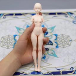 Girl Body Silicone Mold, DIY para fazer Ultra Light Polymer Clay, Cartoon Character, Proporção correta, Modeling - Image 2