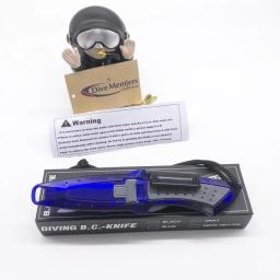 Ferramenta de mergulho com aço inoxidável 304 e titânio Mergulho Blunt Apontou Lâmina Marinha Resgate Esportes Aquáticos Linha Cortador - Image 3