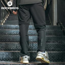 ROCKBROS Calças de Ciclismo Respiráveis, Confortáveis Calças de Bicicleta MTB, Alta Elasticidade, 2 em 1, Destacável, Leve, Primavera, Verão - Image 2