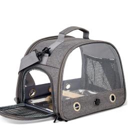 Saco Portador de Papagaio Portátil, Mochila de Pássaro com Perch for Birds Janela Lateral em Gaiola Pequena, Gaiola de Viagem - Image 2