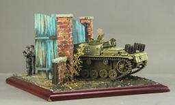 1/35 cena modelo militar modelos de construção material diorama kit kits parede porta estilo europeu diy brinquedos ferramentas modelagem hoibbes - Image 5