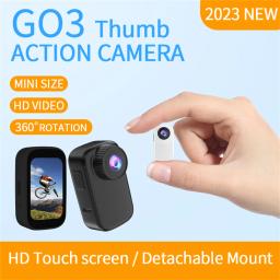 Ir 3 câmera de ação, 4k, wi-fi, mini câmera, tiro dv, anti-shake, tela sensível ao toque, para motocicleta, esporte, camcord, carro, novo - Image 2