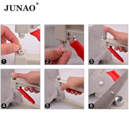 Junao 4 5 6 8 10 12mm pérola configuração máquina ferramentas contas rebite máquina de fixação para chapéu sapatos roupas diy artesanato acessórios - Image 6