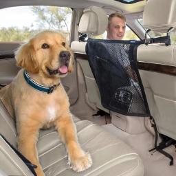 Rede de isolamento traseiro do carro para o cão, bloqueio gaiola proteção, Pet fornecimentos, Universal Car Fence, Car Safety Net, 1PC - Image 3