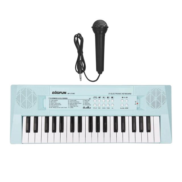 Piano Eletrônico Infantil com Mini Teclado de 37 Teclas para Aprender e se Divertir