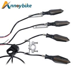 Bicicleta elétrica Waterproof Cable Light Set, dianteiro e traseiro piscando, sinais de giro dinâmicos, acessórios do "trotinette", E-Bike, 48V, 60V - Image 2