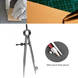 Compasso ajustável calibres asa divisor linha de localização scriber desenho compasso ofício ferramenta rotativa matemática elaboração compasso - Image 2
