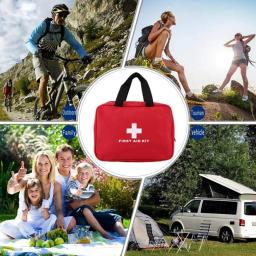Kit de primeiros socorros portátil para caminhadas ao ar livre, suprimentos médicos, bolsa de emergência multiuso, camping e mais, 184PCs - Image 6