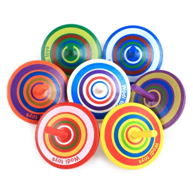 Brinquedos Educativos de Madeira Multicoloridos 10 Peças - Alívio do Estresse e Lembrancinhas