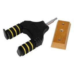 Suporte de madeira maciça para guitarra, suporte de gravidade, suporte de parede de travamento automático para baixo, violino, cavaquinho, acessórios de bandolim - Image 4