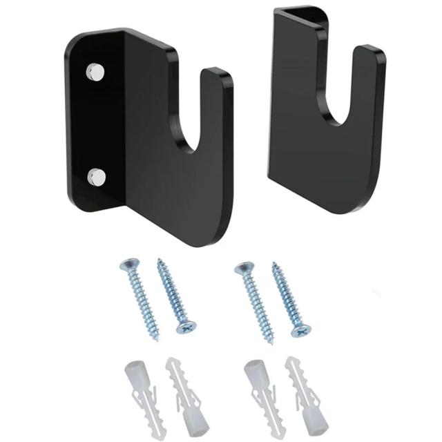 Rack de Exibição de Skate Acrílico - Suporte de Parede Transparente/Preto