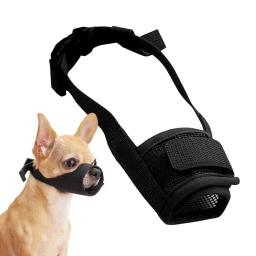 Máscara de boca ajustável suave para cães, focinho respirável, treinamento anti-latido, suprimentos para animais de estimação, acessórios - Image 2