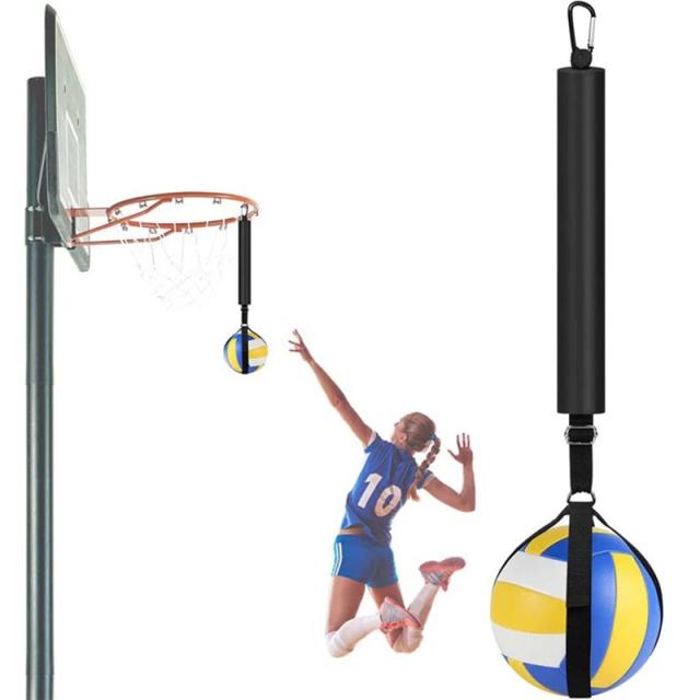 Kit Completo de Treinamento de Voleibol com Cinto Ajustável e Equipamento para Servir e Spiking