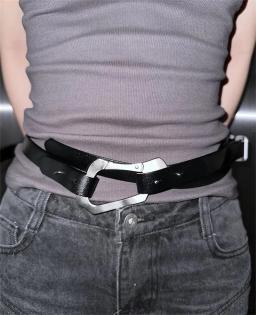 Homens e mulheres Multifuncional Alpinismo Fivela Cinto, Combinação de Desmontagem, Couro, Moda Francesa, Acessórios Dobráveis - Image 1