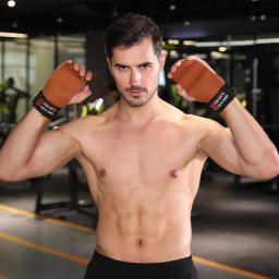 WOSWEIR Ginásio Horizontal Bar Luvas para Levantamento De Peso Fitness Musculação Treinamento Esportes Crossfit Workout Palm Protector - Image 3