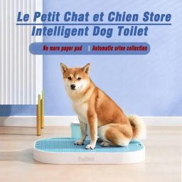 Cão inteligente toalete para animais de estimação indoor potty treinamento almofadas filhote de cachorro bandeja potty com coleta de urina automática e não mais almofada de papel - Image 1