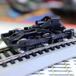Material rodante Bogie Modelo Ferroviário Layout Acessórios, Peças De Trem Elétrico, Chassi DIY Diorama, Paisagem para Hobby, HO Escala, 1:87 - Image 2