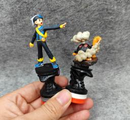 Pokemon Chess Scene Ornament for Kids, Pingente Mágico, Trendy Play, Presente, Banette, Mew, Cinza, Ketchum, Kyogre, Quaxly, Torkoal, 10Pcs Set - Image 4