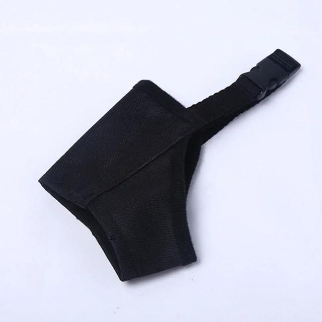 Muzzle de Nylon Macio para Cães Pequenos com Fivela de Segurança - Ideal para Evitar Mordidas, Latidos e Mastigação durante o Grooming