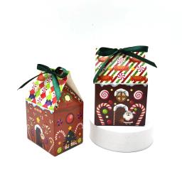 Caixas De Embalagem De Natal De Cores Misturadas, 4 Cores Misturadas, Caixas De Presente, Caixas De Doces De Casamento, Material De Festa E Material Do Festival, 12 Pcs, 24Pcs - Image 4