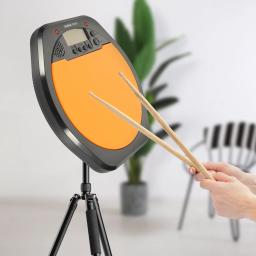 Almofada de prática de tambor profissional, almofada de tambor com metrônomo para treinamento de ritmo e medição de ritmo - Image 1