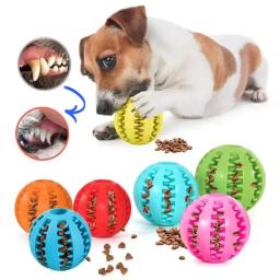 Bola de borracha interativa para cães, Limpeza dos dentes, Brinquedo para mastigar cachorros, Pet Stuff, Acessórios para cães pequenos - Image 1