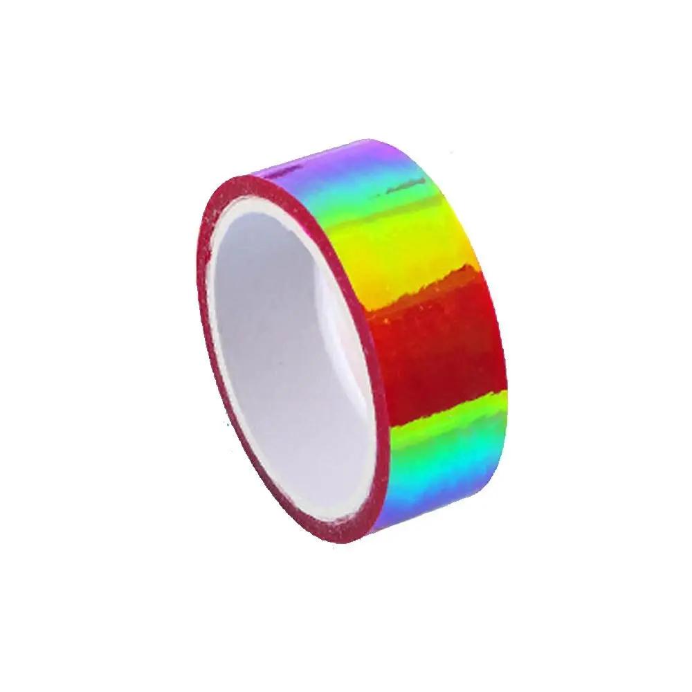 Fita gráfica holográfica do ouro, fita metálica do faísca, água e rasgo resistente, envolvimento do espelho, removível sem o resíduo - Image 1