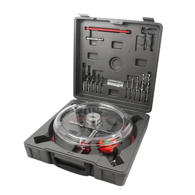 Cortador Ajustável para Carpinteiros com Abridor e Kits para Teto 1", 5" e 8"