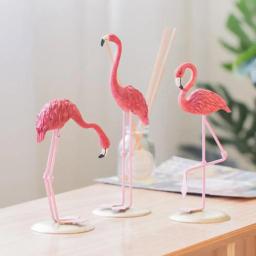 Enfeites de mesa estilo flamingo para festa, decoração de festa havaiana, rosa, carro, decoração de aniversário, menina, verão - Image 2