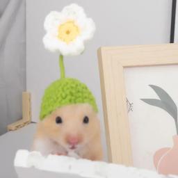 Chapéus de malha pequenos para animais, hamster adorável, lagarto, cobaia, réptil, roupas de festa de Natal, fantasia, bonés - Image 2