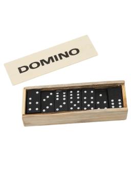 28 pçs/set dominó de madeira jogo de tabuleiro, brinquedo de jogo de viagem & desktop, dominó preto na caixa de madeira, brinquedo educativo para, presente de ano novo - Image 6